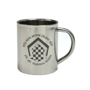 Stainless steel mug 300 ml - silver AZ