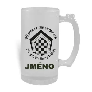 Sklenice na pivo matná – 500 ml AZ se jménem