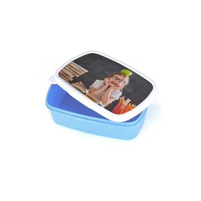 Plastic box with lid, custom photo, print