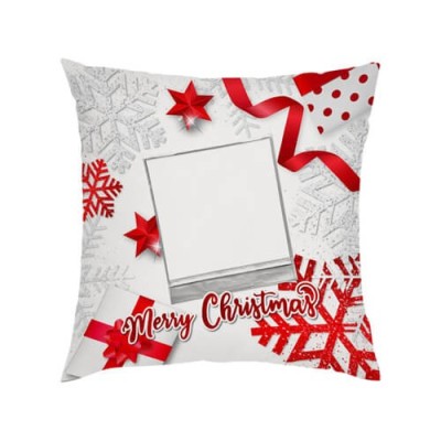 Christmas pillowcase with frame canvas - 38x38 cm