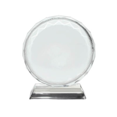 Crystal with stand with your own photo