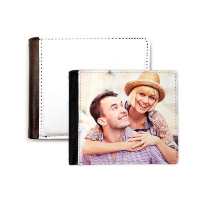 Luxury men's wallet - with print, photo