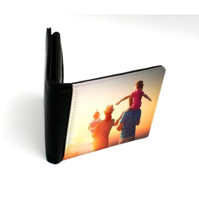 Luxury men's wallet - with print, photo