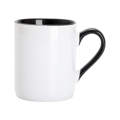 Šalica s obojenom unutrašnjosti i ručkom 325 ml, print po narudžbi, fotografija