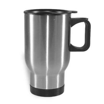 Termos šalica s ručkom i poklopcem – 450 ml, personalizirani tisak