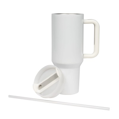 Termošica s ručkom i slamkom – 1200 ml, print po narudžbi