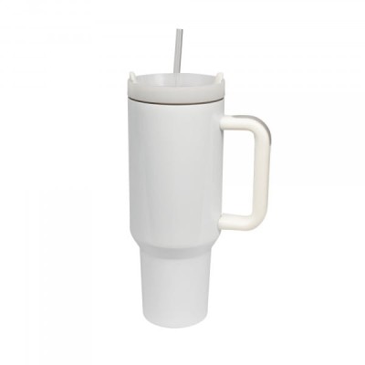 Termošica s ručkom i slamkom – 1200 ml, print po narudžbi