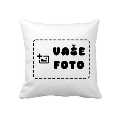 Pillow with your own photo, printed 40×40 cm without filling