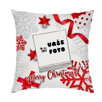 Christmas pillowcase with frame canvas - 38x38 cm